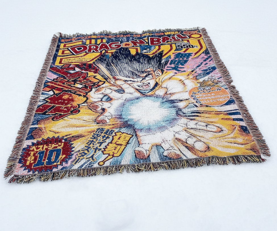 Goku Hand-Woven Blanket #01
