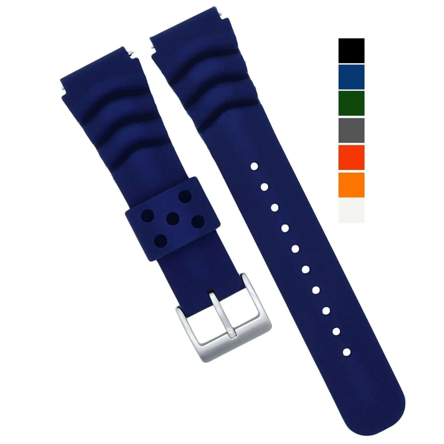 Soft Rubber Quick-Swap Watch Strap