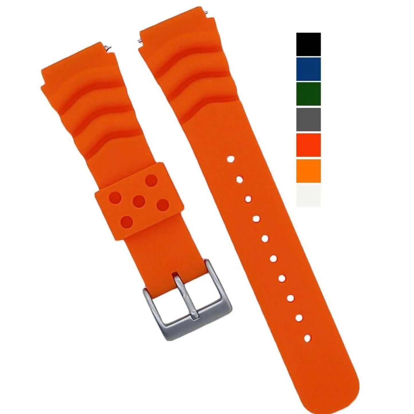 Soft Rubber Quick-Swap Watch Strap