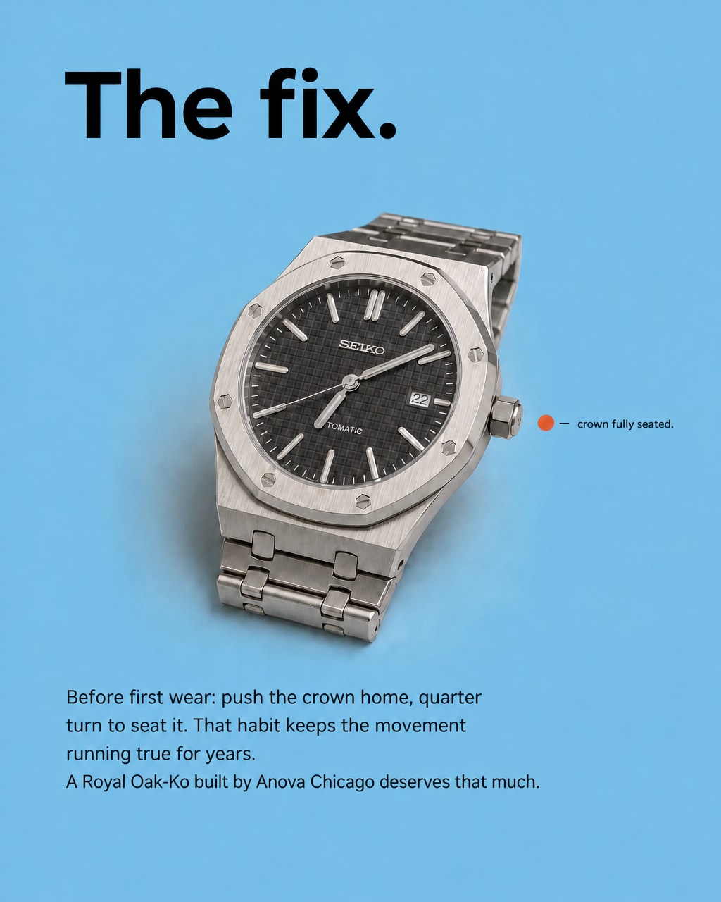 How a Screw-Down Crown Protects Your Watch