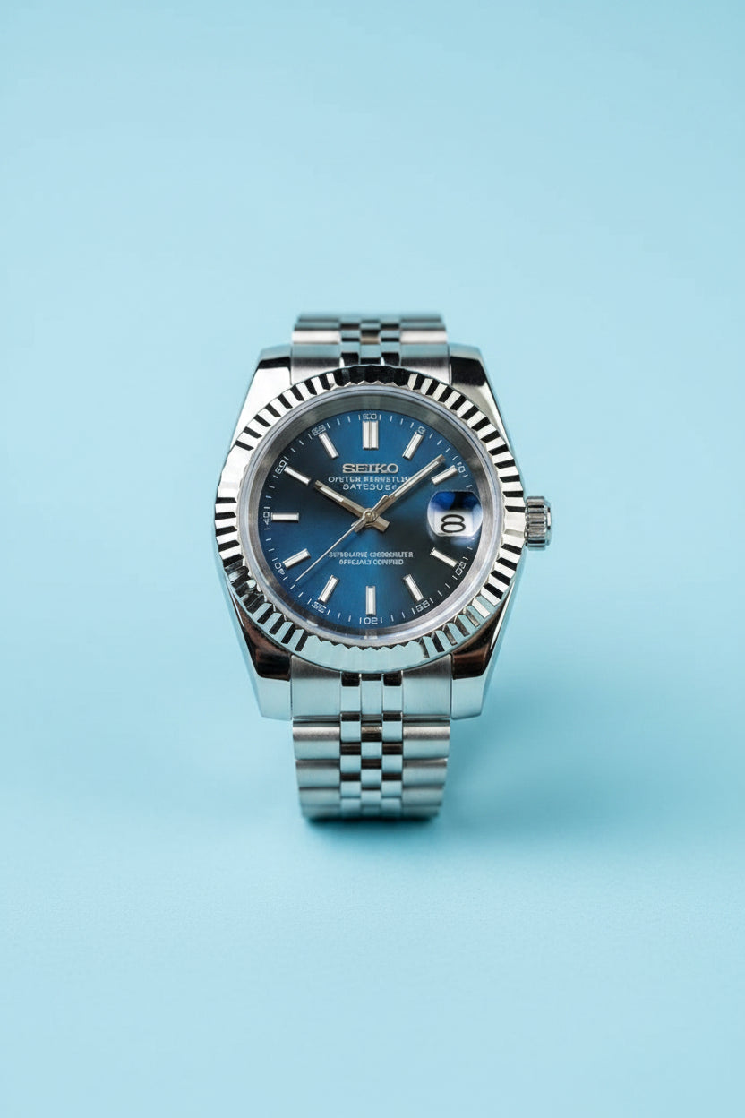 Blue Seiko Date Mod
