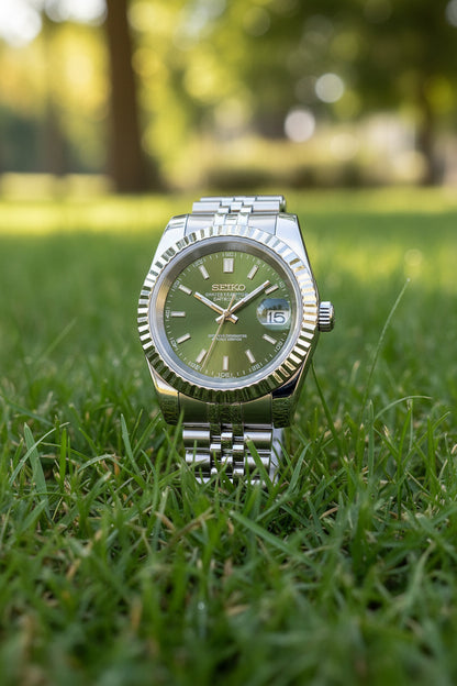 Seiko Date Mod Olive