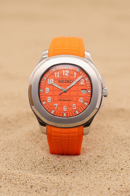 orange Aquanaut Seiko Mod